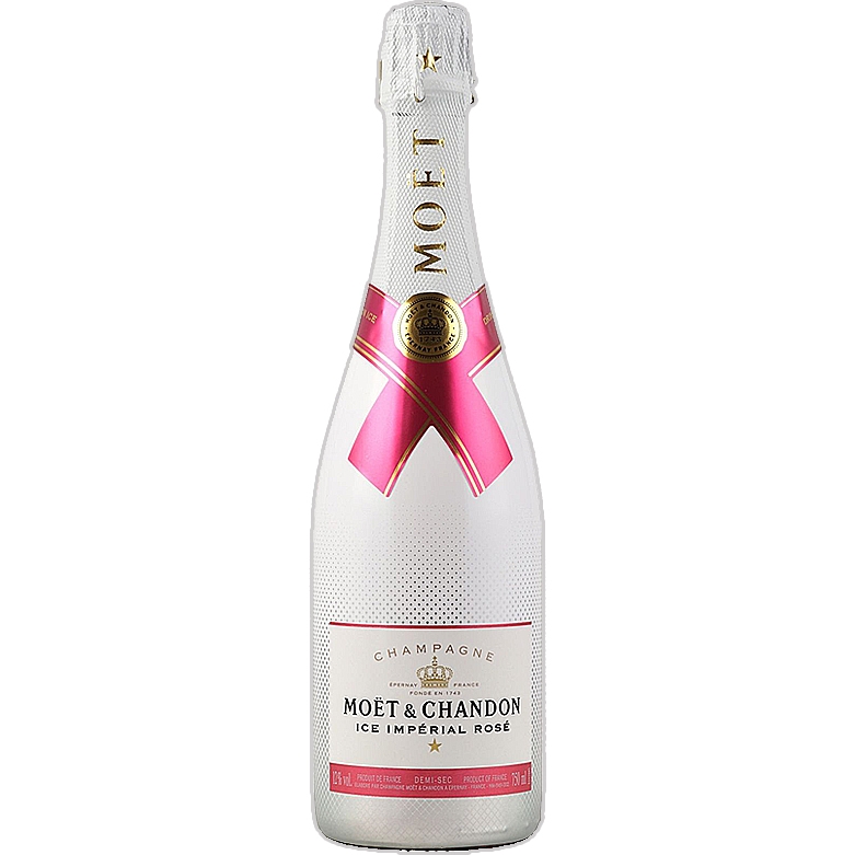 Package with 6 bottles of 75CL Moët & Chandon Ice Impérial Rosé