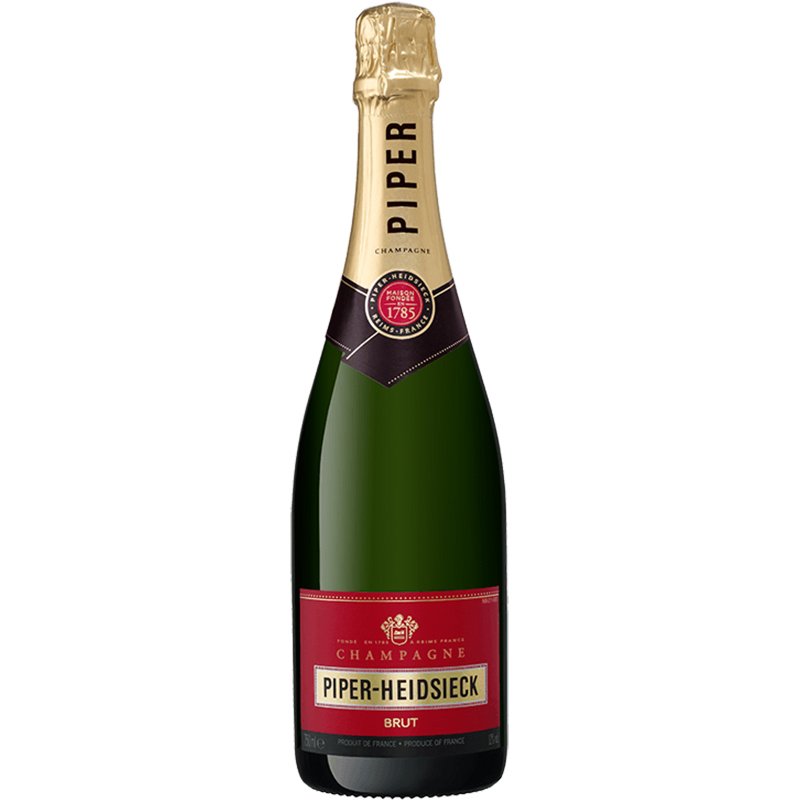 Piper-Heidsieck Cuvée Brut in gift box with 2 flutes
