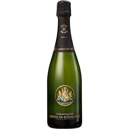 Champagne Barons de Rothschild Brut 75 CL in luxury gift box with glasses