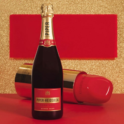 Piper-Heidsieck Brut in Lipstick Cooler 75CL