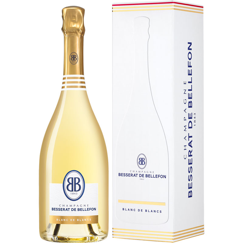 Besserat de Bellefon Cuvee Blanc de Blancs Magnum in gift pack 1,5 Liter