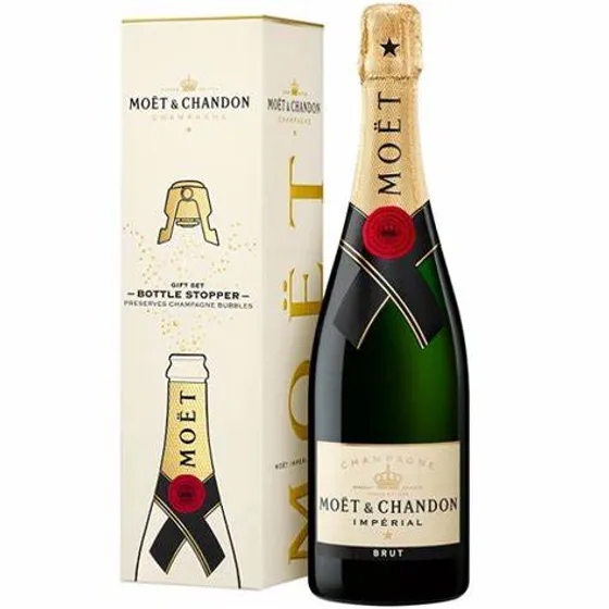 Champagne Moët & Chandon Brut Impérial 75CL in gift pack