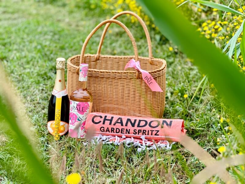 Chandon Garden Spritz in basket