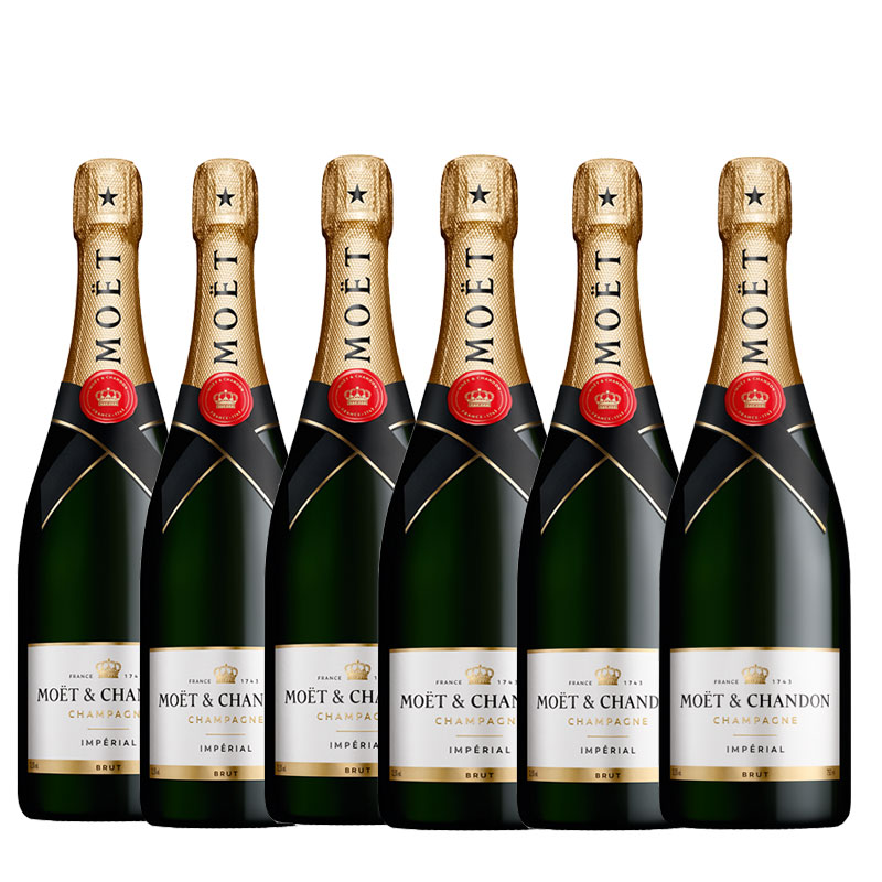 6 bottles  of Moët & Chandon Brut Impérial - 75CL per bottle