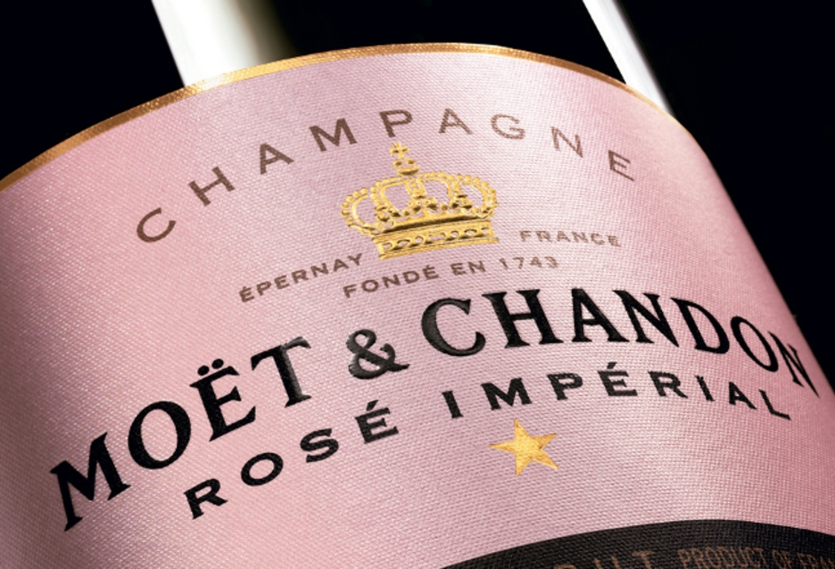 Packager of 6 bottles of 75CL Moët & Chandon Brut Rosé Impérial