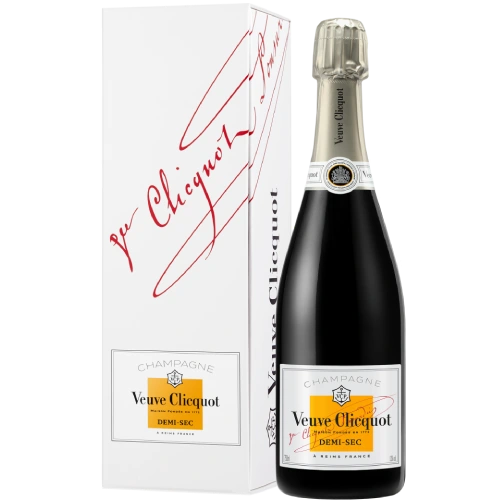 Veuve Clicquot Demi-Sec 75CL in gift packaging