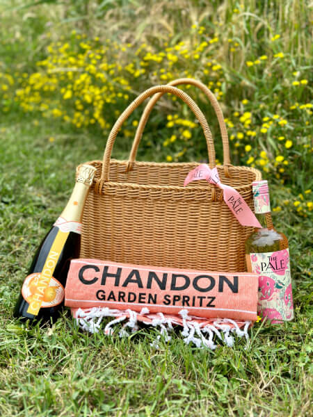 Chandon Garden Spritz in basket