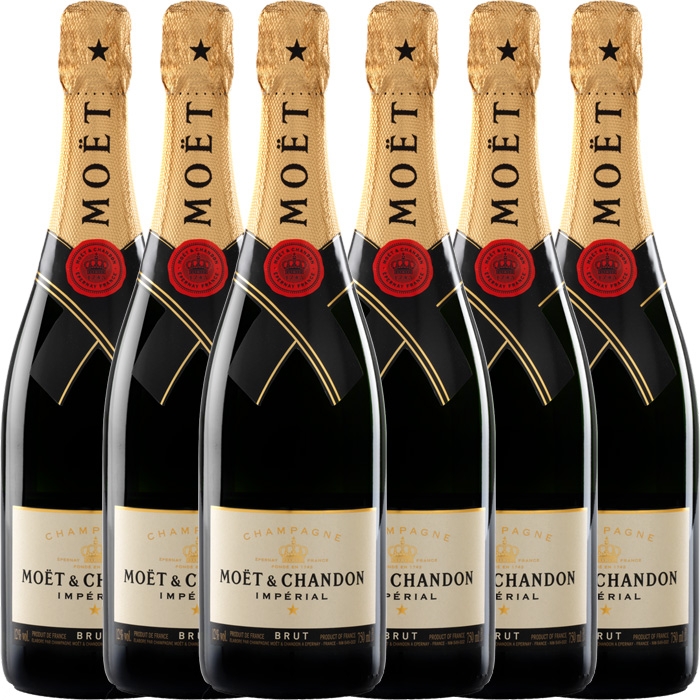 6 bottles  of Moët & Chandon Brut Impérial - 75CL per bottle