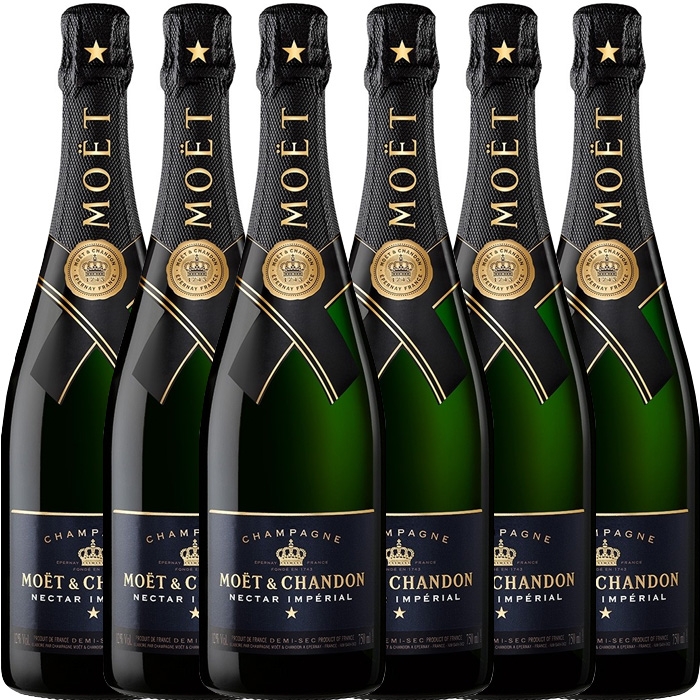 Package Moët & Chandon Nectar Impérial Demi-Sec - 6 Bottles of 75CL